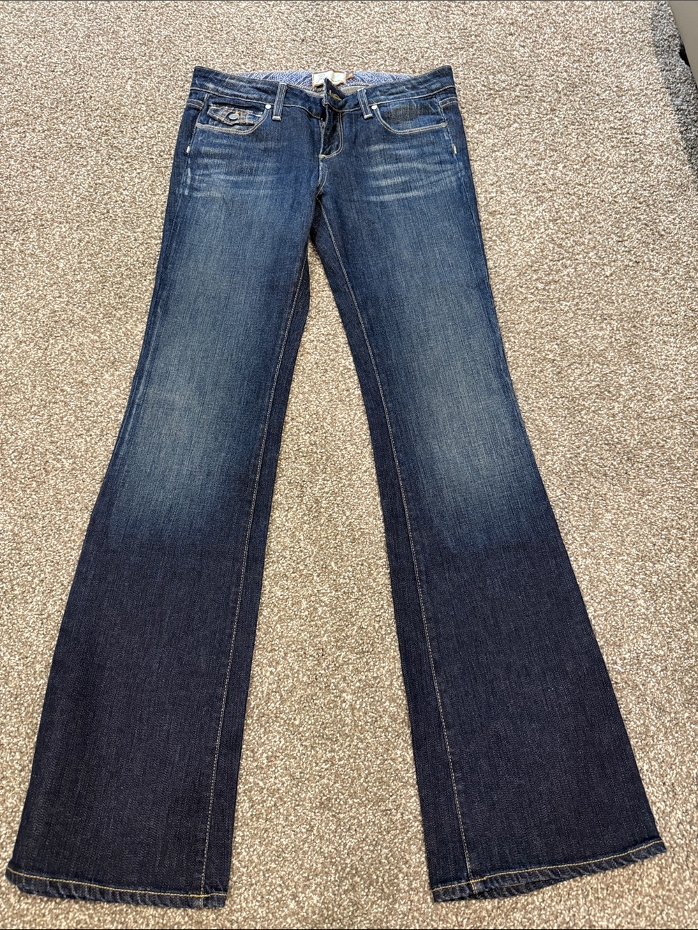 Paige Women’s Dark Blue Flared Jeans